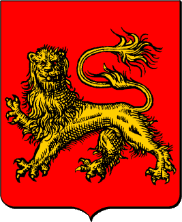 De gueules au léopard d'or